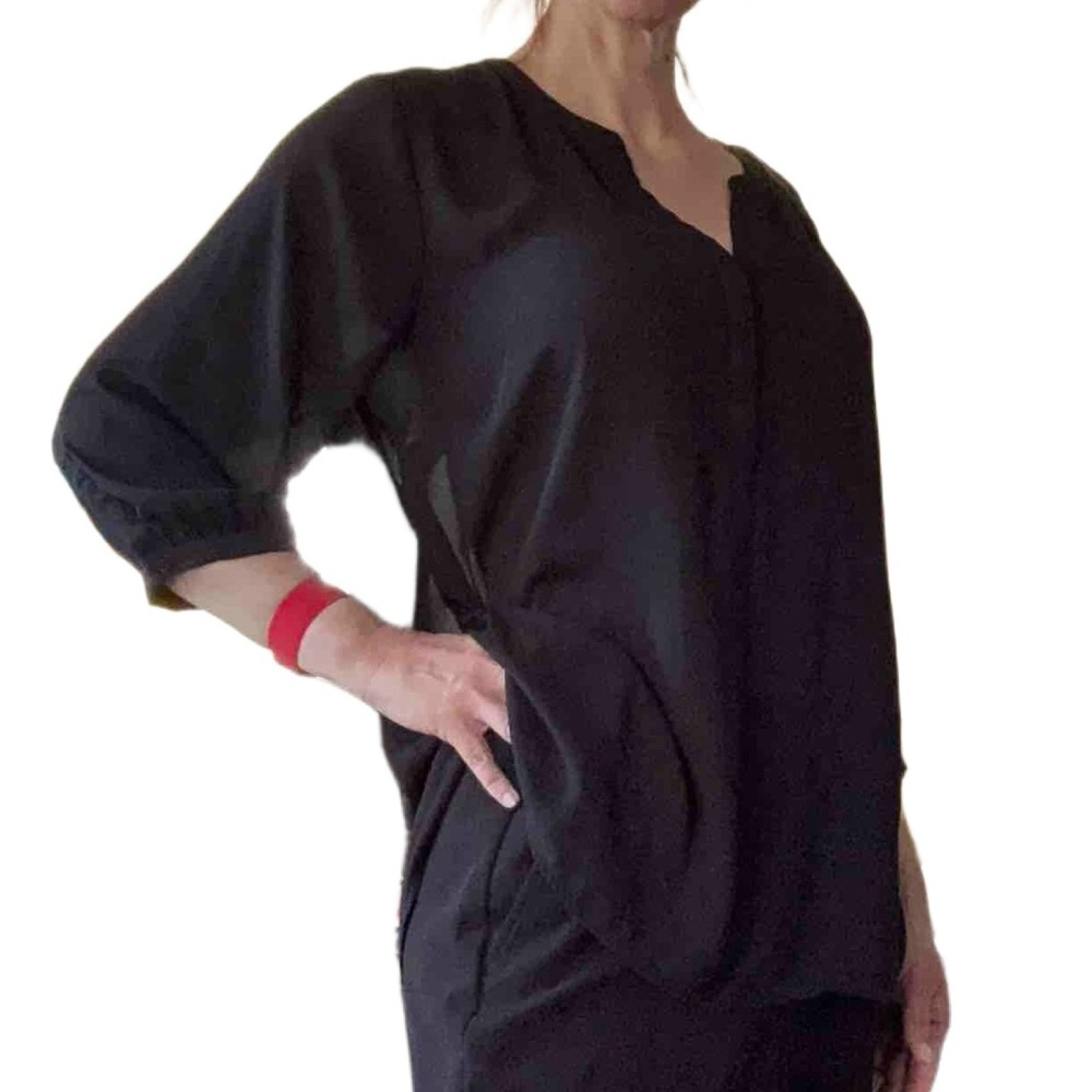 Apt. 9 Women's Black Tunic Blouse